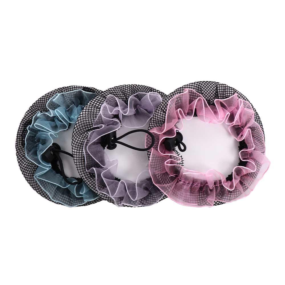 Hairbands Elastic Lace Girls Drawstring Snoods Hair Holder Ponytail Holder Ballet Bun Hair Nets