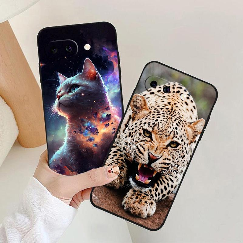 For Google Pixel 9a Case Black Silicon Soft TPU Phone Cases for Google Pixel 9a 9 A Protective Back Shells Coque Pixel9A Fundas