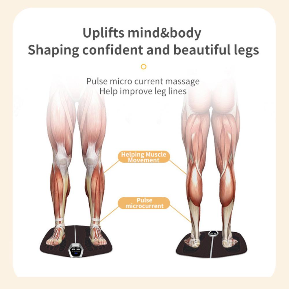 EMS Foot Massager Relaxation Pads Muscle Stimulation Electric Foot Massge Device Blood Circulation Feet Relief Fagitue Tools