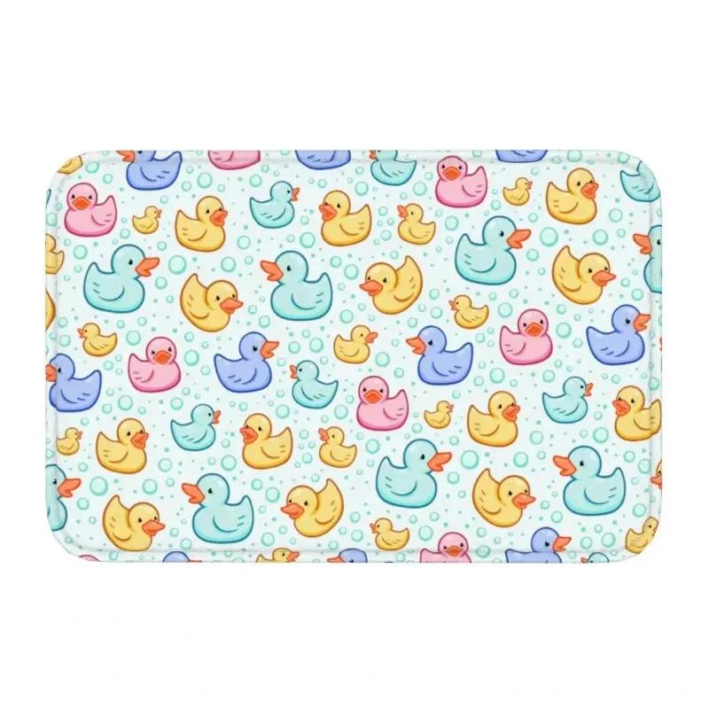 Rubber Duck Bathroom Mat Yellow Cartoon Doormat Kitchen Carpet Balcony Rug Bedroom Floor Mat Entrance Door Mat Home Decor