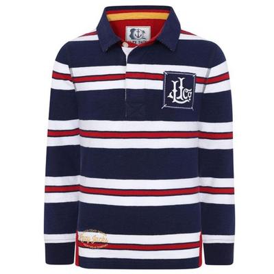 Lazy Jacks Boys Striped Rugby Shirt