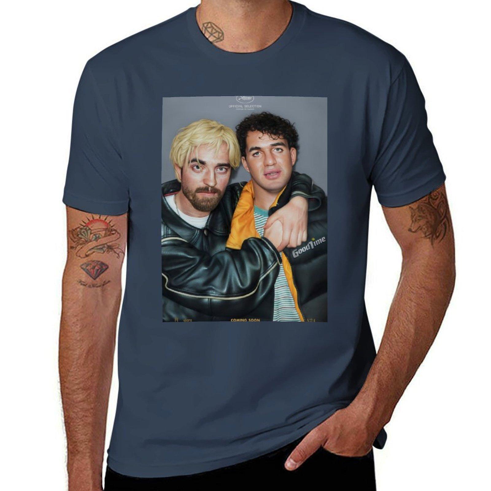 Good Time Airbrush Poster Tshirt Basic Plain Short Sleeve Crew Neck Tee S
