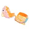 Owl Trinket Box Enameled Collectible Animal Figurine Jewelry Box Ring Holder Zinc Alloy Sparkling Rhinestone for Earrings Necklace
