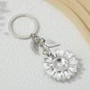 2025 Sunflower-Shaped Metal Keychain