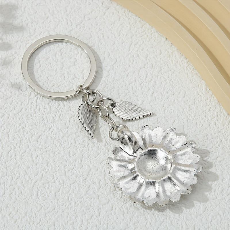 2025 Sunflower-Shaped Metal Keychain