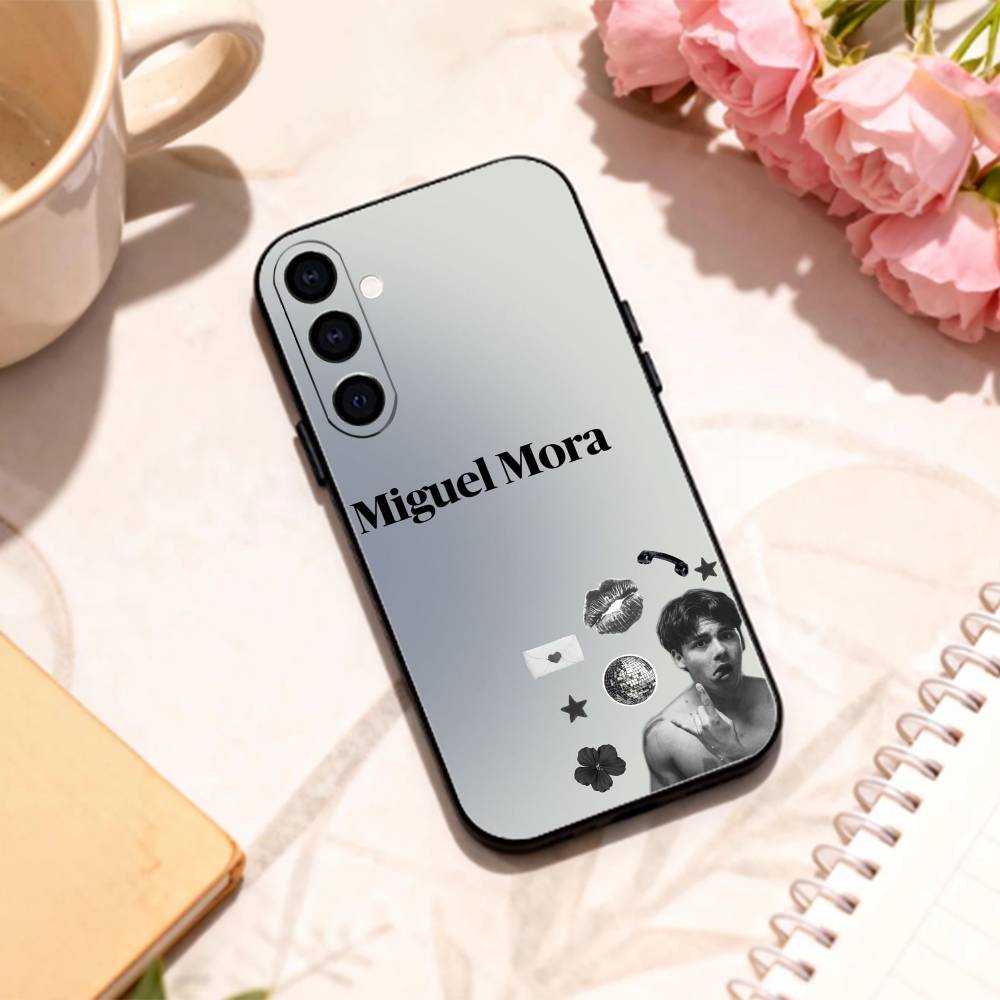 Coole M-Miguel M-Mora Handyhülle für Samsung Galaxy A73, A72, A71, A70, A53, A52, A51, Andere Weiche Schwarze Hülle
