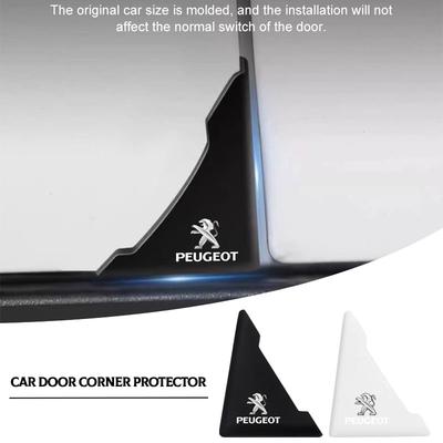 2 Bucăți Colț Ușă Mașină Silicon Protectiv Anti-Coliziune Pentru 308 408 508 RCZ 208 3008 2008 206 207 108 406 407 408 206 207 208 306 307