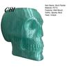 Vase Mural Gothique Cache-pot Crâne, Tête Squelette Suspendue Effrayante Support pour Lierre Pot de Fleurs pour Halloween Salon Chambre Décoration de Maison Pièce Maîtresse