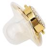 Baby Luxury Pacifier BPA   Little   Rhinestones Golden   Newborn Dummy Soother for 6 to 18 Months Baby