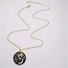 Charm Female Moon Pendant Necklace Vintage Gold Color Wedding Jewelry For Women