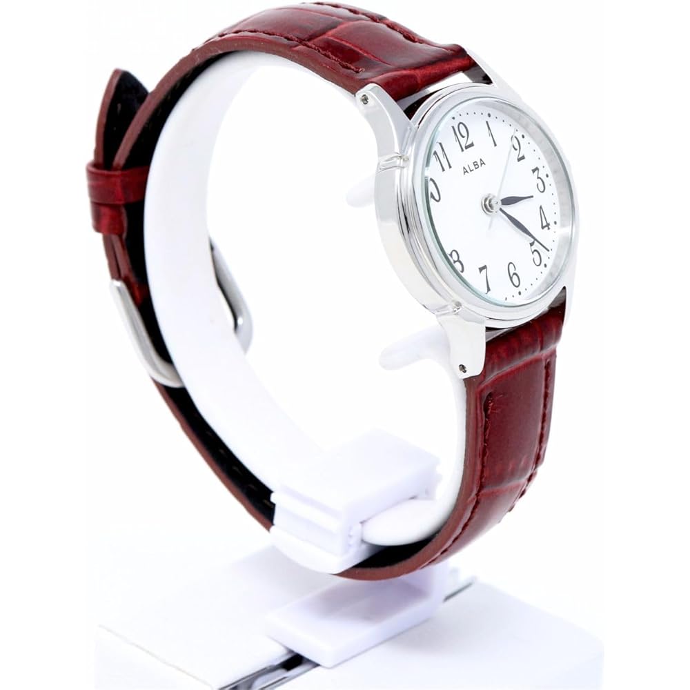 Seiko Alba Women's Quartz Watch Analog Stainless Steel 5 ATM Water Resistant Silver Case White Dial