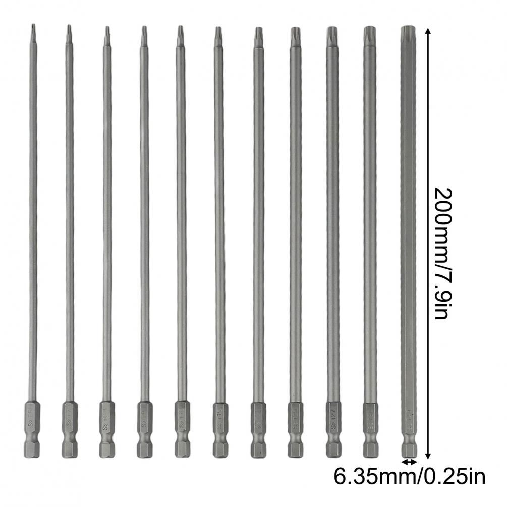 Hex Shank Magnetic Torx Screwdriver Bit Long Term Use