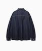 Nopeimeoseu Carpenter Pocket Denim Shirts (Blue)