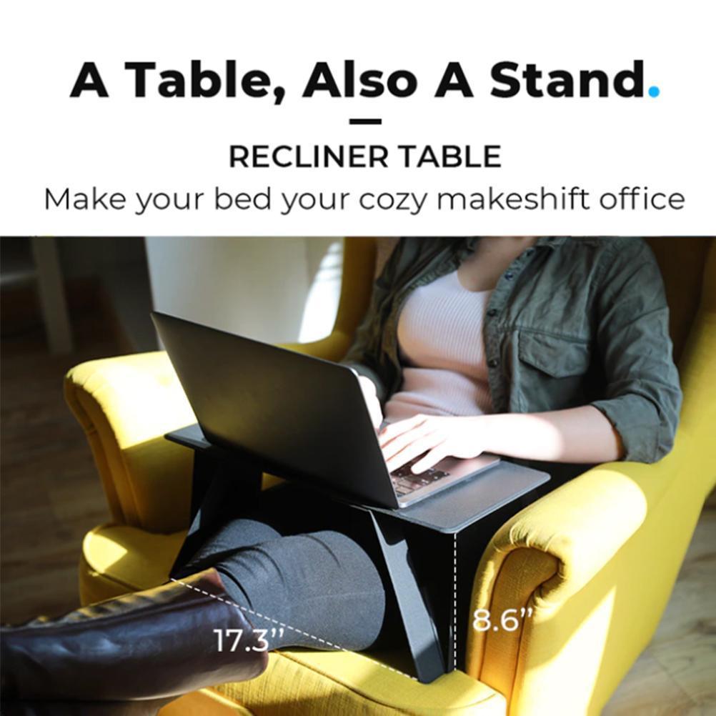 Laptopständer aus Kunststoff Faltbarer Notebookständer Laptop-Schreibtisch Computer-Tischständer