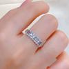 925 Sterling Silver Ring for Women Fashion Luxury Wedding Band Gorgeous Finger Accessories Engagement Party Jewelry Gifts