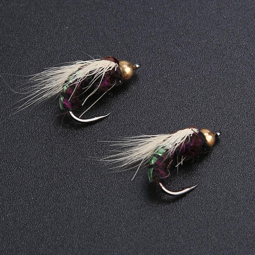 

40PCS Multicolor Fly Fishing Flies Lifelike Fishing Bait Durable Fishing Lures Saltwater Fishing зелёный