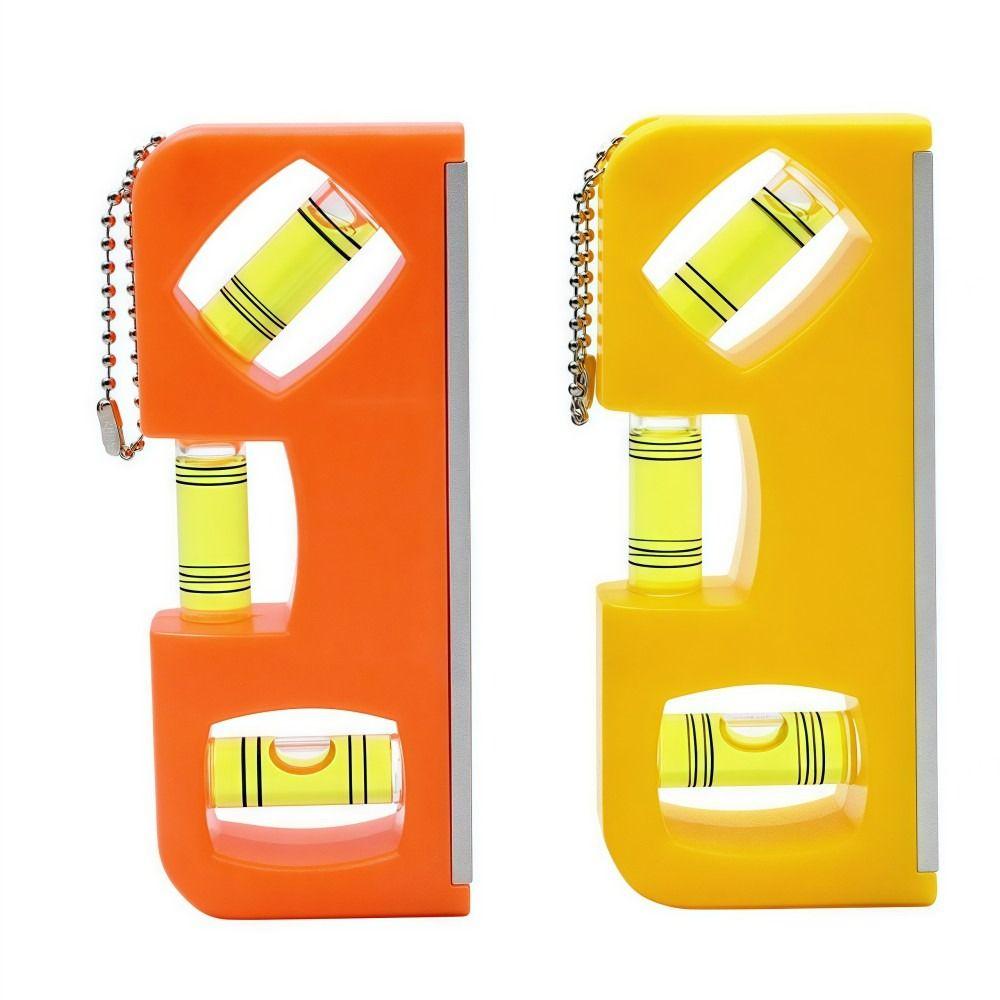 Magnetic Mini Vertical Spirit Levels Horizontal Ruler  For Determining Horizontal Vertical Plane
