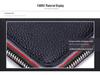 Stylish RFID Accordion Leather Card Holder with Zipper