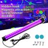 10W with Concealed Hooks Light Tube,ultraviolet Black Light Curing Lamp,Halloween Fluorescent Lamp,T5 Tube UV Lamp 395 Fluorescent Agent Detection