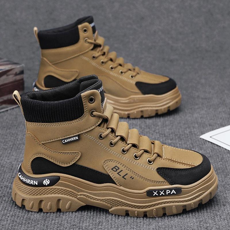 

Men s shoes Martin boots men s autumn and winter 2024 new high-top hiking shoes men s outdoor tooling boots men s 44