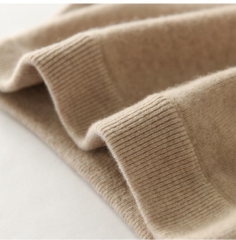 Women's High Waist Wool Cashmere Knit Pencil Skirt - Stretch, Thickened for Autumn/Winter, Slimming, Hip-Hugging Design