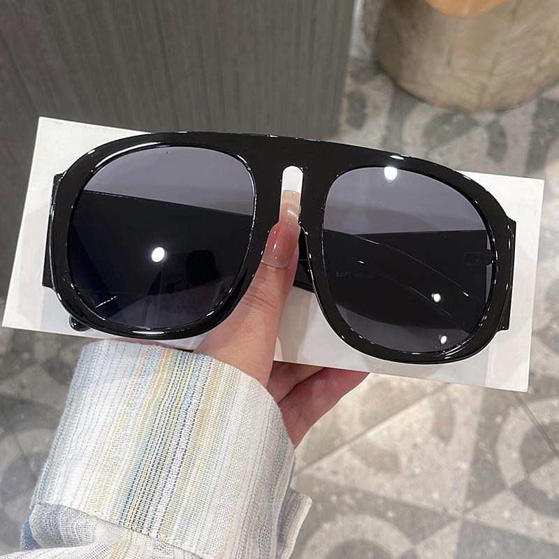 Vintage Luxury Brand Designer Sunglasses Oversized Pilot Sun Glasses Women For Men Shades Big Frame Popular Eyewear Uv400