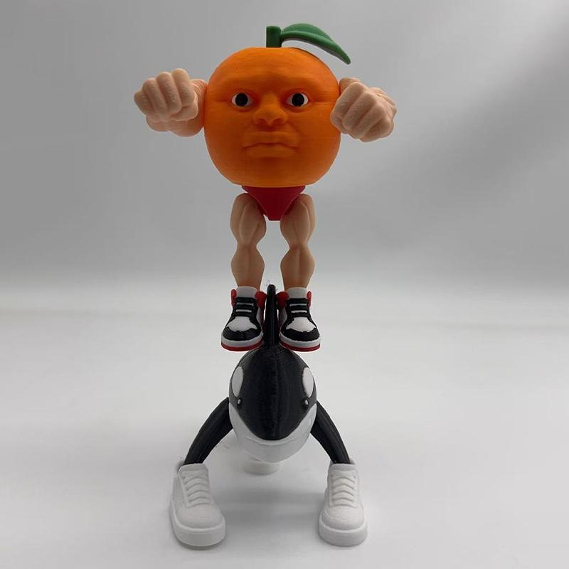 3D Tištěná Italská Figurka Brainrot Bombombini Gusini,Orcalero Orcala ,Odindin Dindin Dun,BURBALONI LULILOLI Stolní Ozdoby