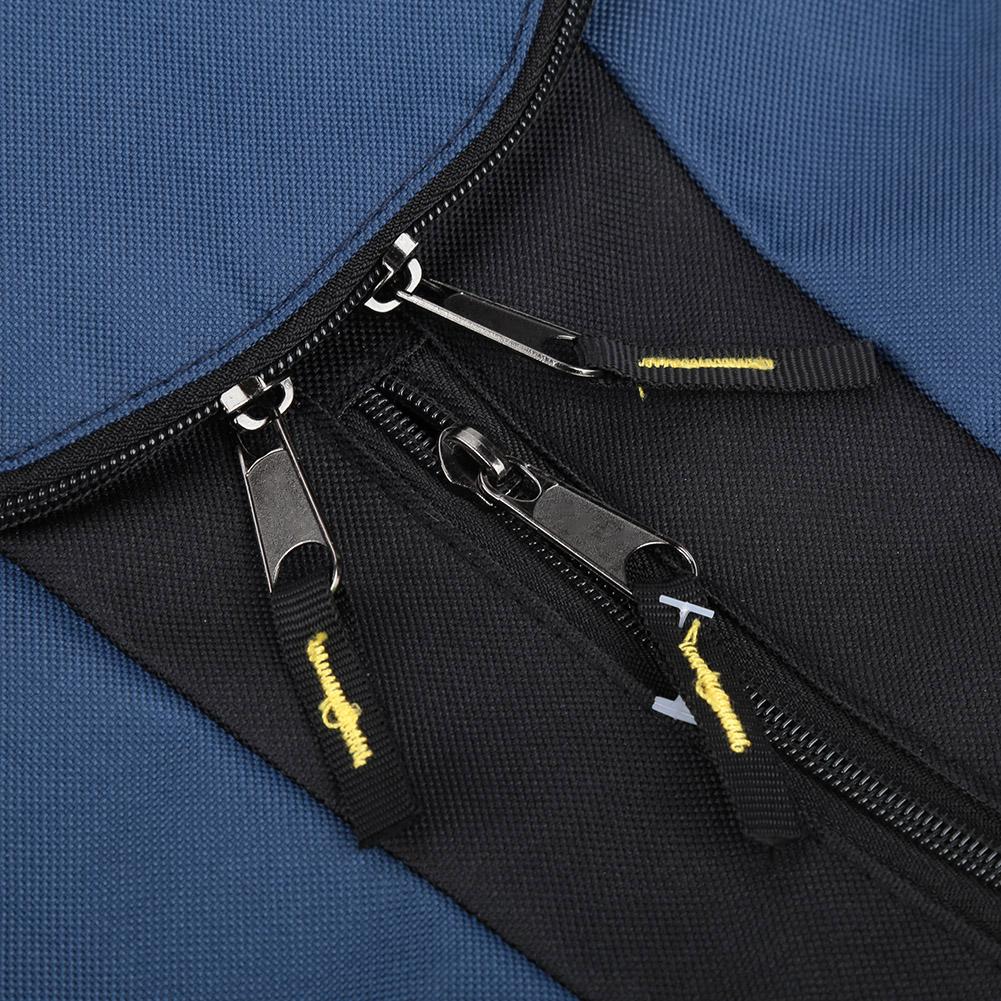 YILEQI? Double Shoulder Tool Bag Oxford Cloth Shoulder Toolkit Repair Tools Storage Backpack