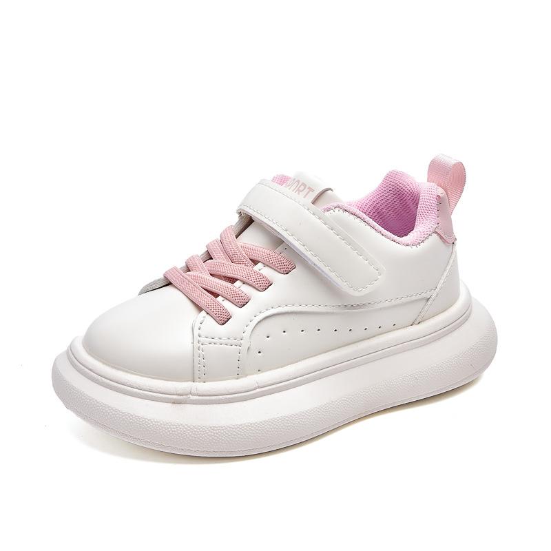 Girls' Shoes - New Style Children's Sports Shoes with Velcro Fastening Panels