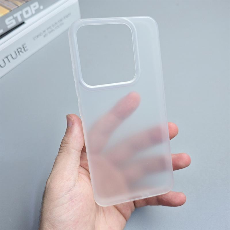 

Розкішний квадратний матовий м який силіконовий чохол для Xiaomi Mi 15 14 13 13T 12 12T Pro Ultra прозорий ударостійкий чохол тонкий корпус Xiaomi 14