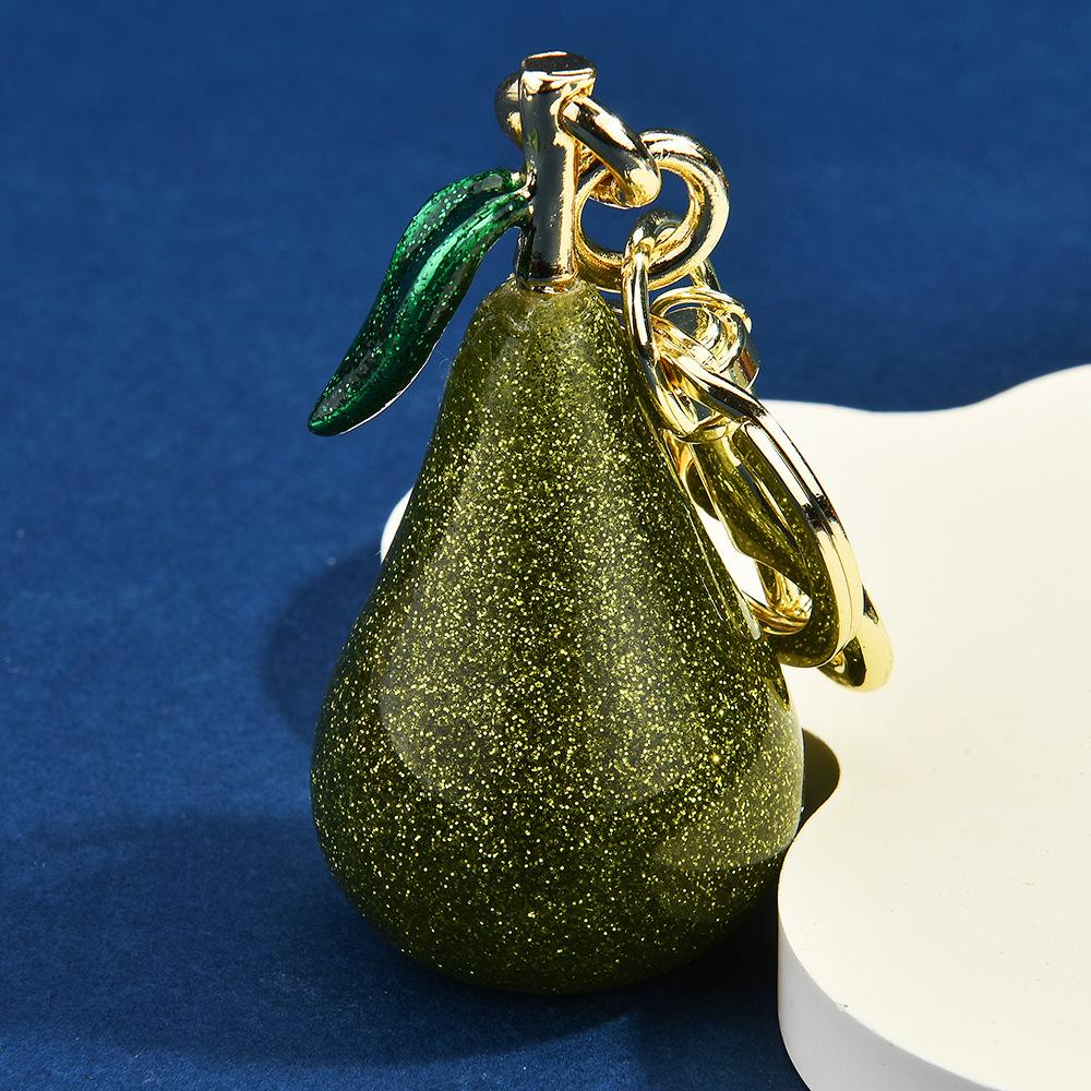 Pear Bag Pendant Fashion Keychain Exquisite Car Car Keychain Keychain Metal Key Bag