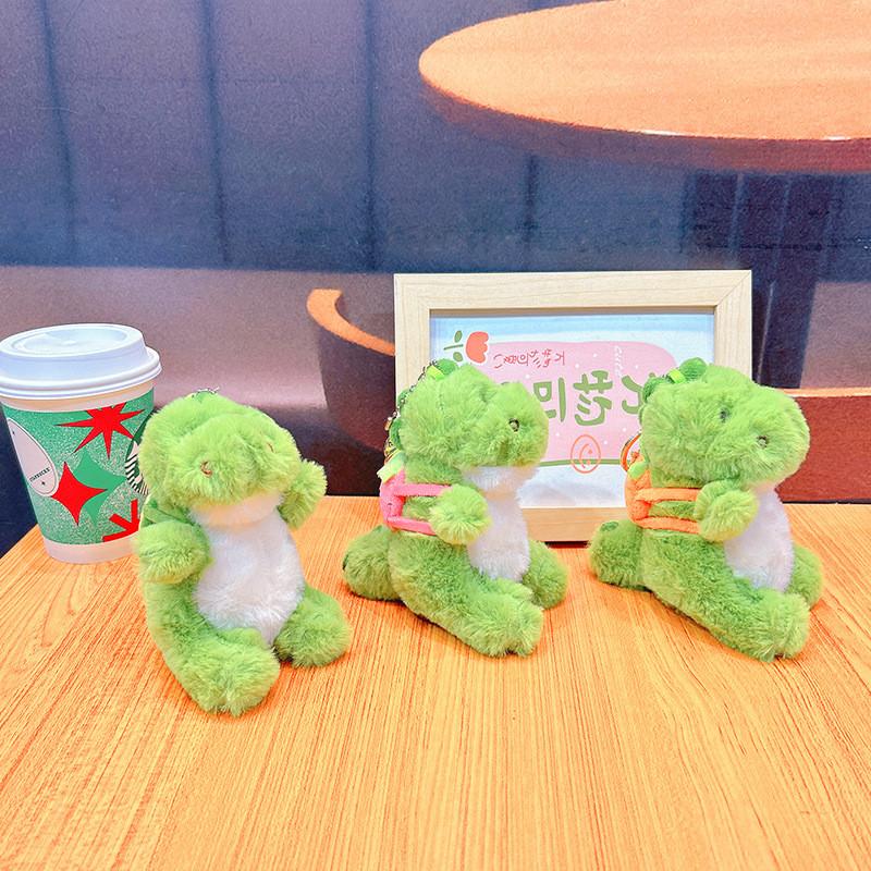 Uroczy Owocowy Dinozaur Pluszowy Wisiorek do Plecaka Miękki Brelok Zabawka Kolekcjonerska Lalka