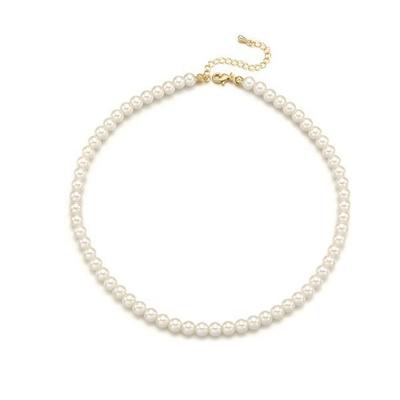6mm Glass Pearl Necklace OTN221C10PYI
