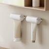 Self-adhesion Toothpaste Clip White Toothpaste Dispenser Holder Toothpaste Squeezer  for Bathroom