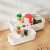 Desktop Storage Box Makeup Organizer with Handle Strong Load-Bearing Large Capacity Tissue Box Remote Control Holder
