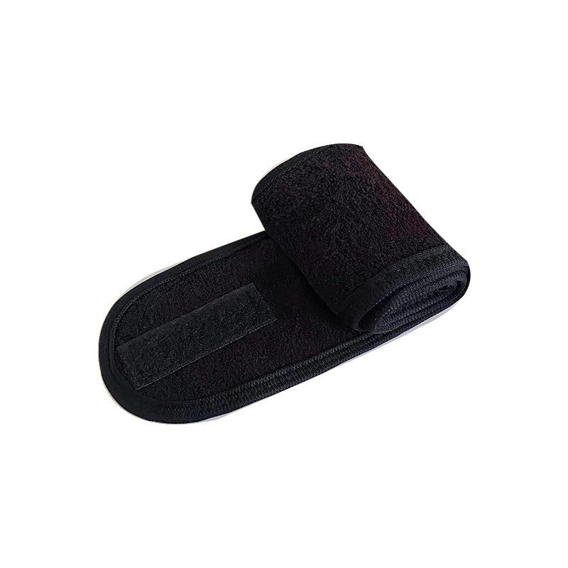 Solid Color Soft Foldable Wide Headbands For Face Washing Bath Shower Makeup Yoga Hair Band Adjustable Spa Facial Headband