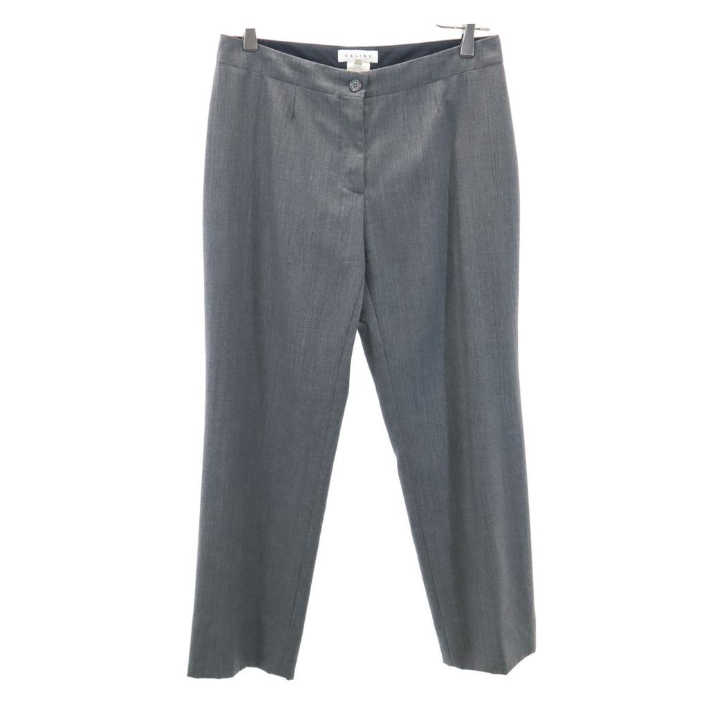 CELINE Made in France Slacks pants 40 gray Women Used
