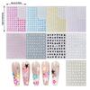 Nail Art Stickers Decals Five Pointed Star Nails Decals Self-Adhesive Star Nail Supplies Nail Art Design Decorations