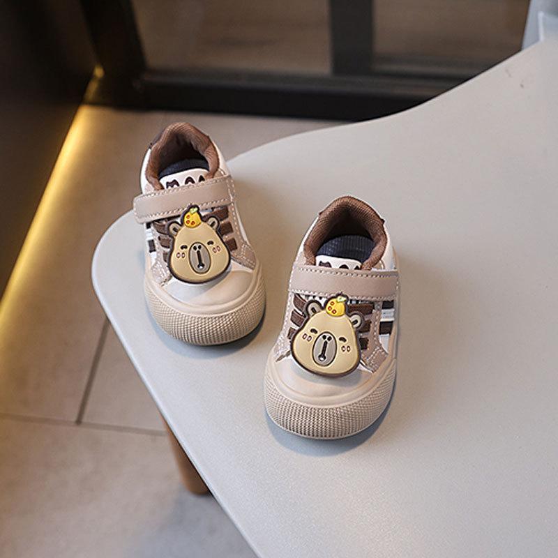 Autumn New Boys' Sneakers 0-1 One-2 Year Old Baby Casual Shoes Girls Board Shoes Toddler Shoes