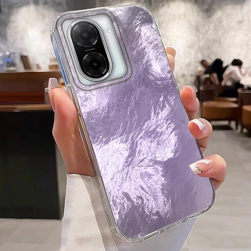 Gradient Glacier Texture Girls Case For Xiaomi Redmi 14C 13C 10 9A 9C Note 14 13 12 11 10S 9 8 Pro Plus A5 A4 A3 A2 A1 Cover