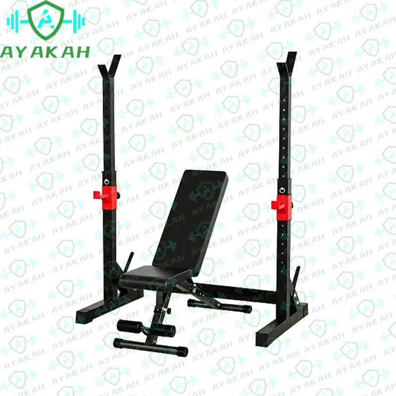AYAKAH Multifunctional Squat Rack & Barbell Set