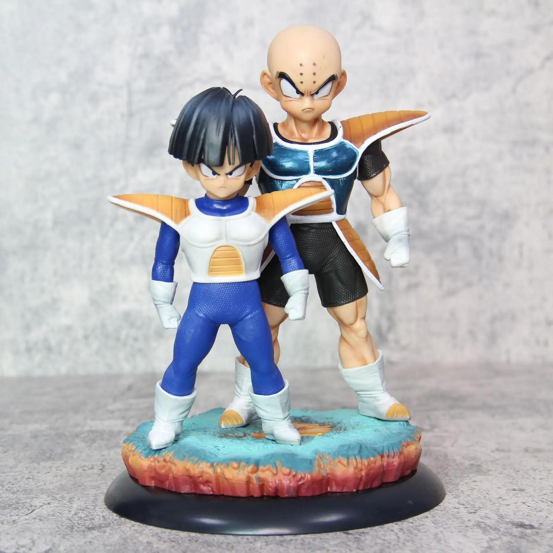 

23cm Dragon Ball Z Anime Fighting Suit Krillin Son Gohan Action Figure Pvc Model Statue Collection Decoration Toys Gift Doll