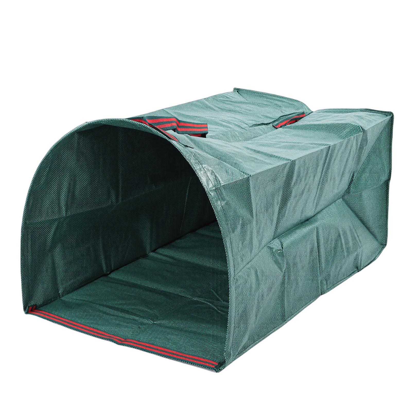 

Leaf Bag Large Capacity Dustpan Type Foldable Reusable Garden Waste Collector Bag with Handles for Yard Cleaning