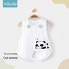 Youqi Baby Sleeveless Summer Jumpsuit - Cute, Lightweight, Side-Opening Design