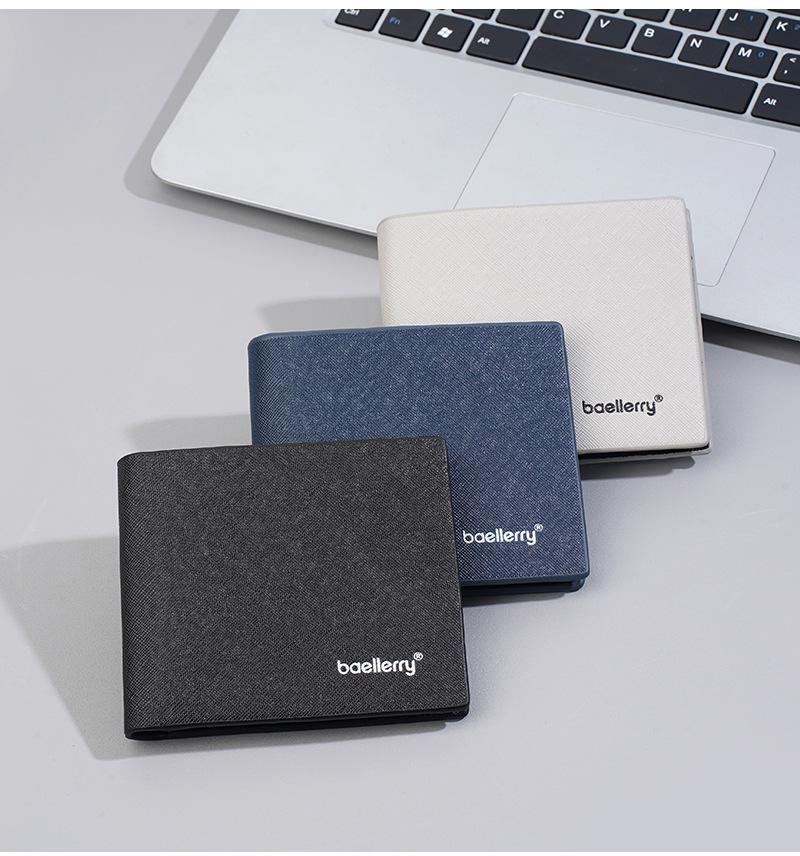 Unisex Cross-Border Frosted Leather Minimalist Card Holder Wallet