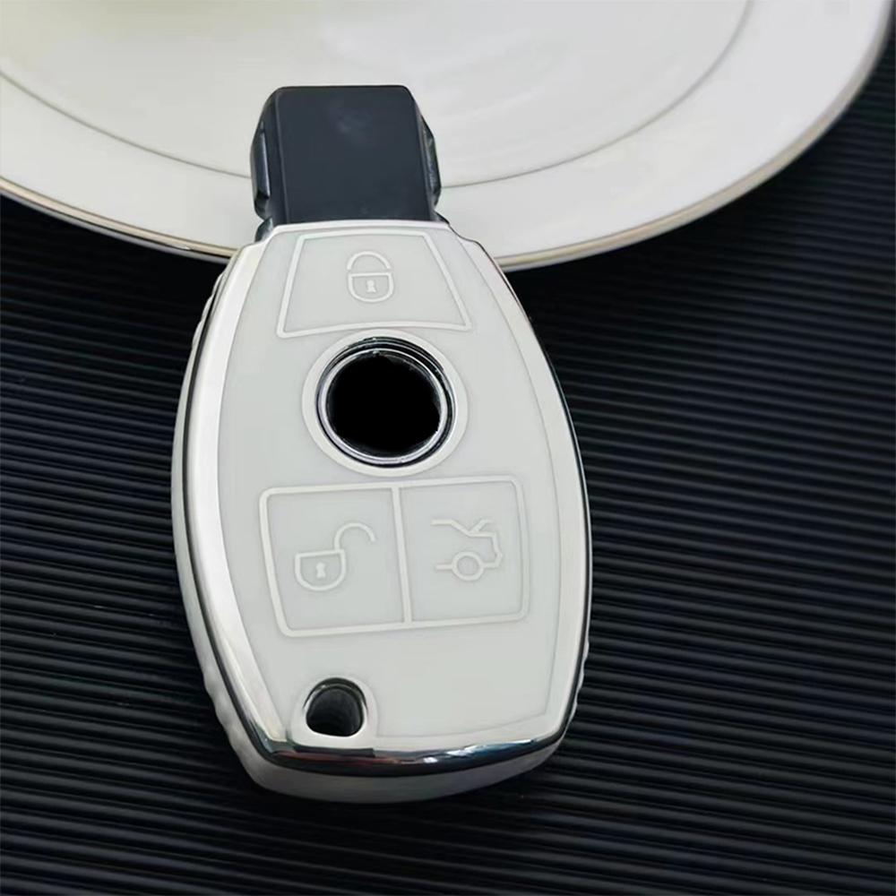 TPU Key Case Cover 2/3Button Shell Fob for Mercedes Benz W204 W463 W176 W251 W205 A200 A260 A C R G Class GLA CLA GLK GLC CLS MGB8