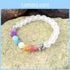Stunning 2020 New Black Stone Synthetic Yoga Bracelet Featuring Colorful Elephant Design