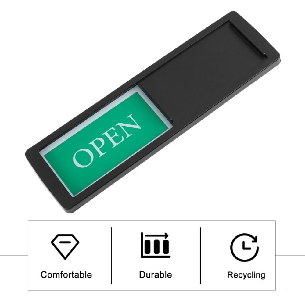Magnetic CLOSED Slider Signs DIY OPEN CLOSED Signboard Distinctive Design OPEN Slide Sign  Restroom
