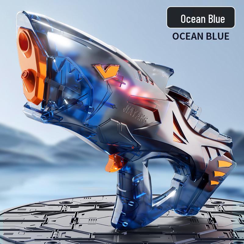 Uz Electric Water Gun: Fully Automatic, Continuous Spray, Cool Light Effects for Outdoor Water Battles