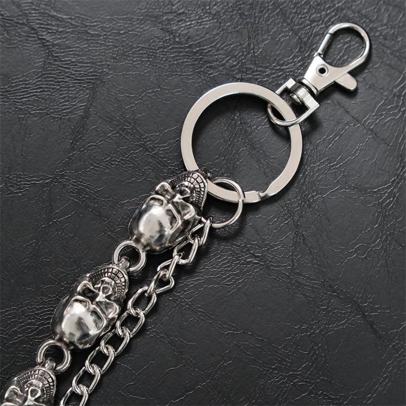 Hip Hop Men's and Women's Trendy Cool Dark Jeans Sweet Cool Trouser Chain